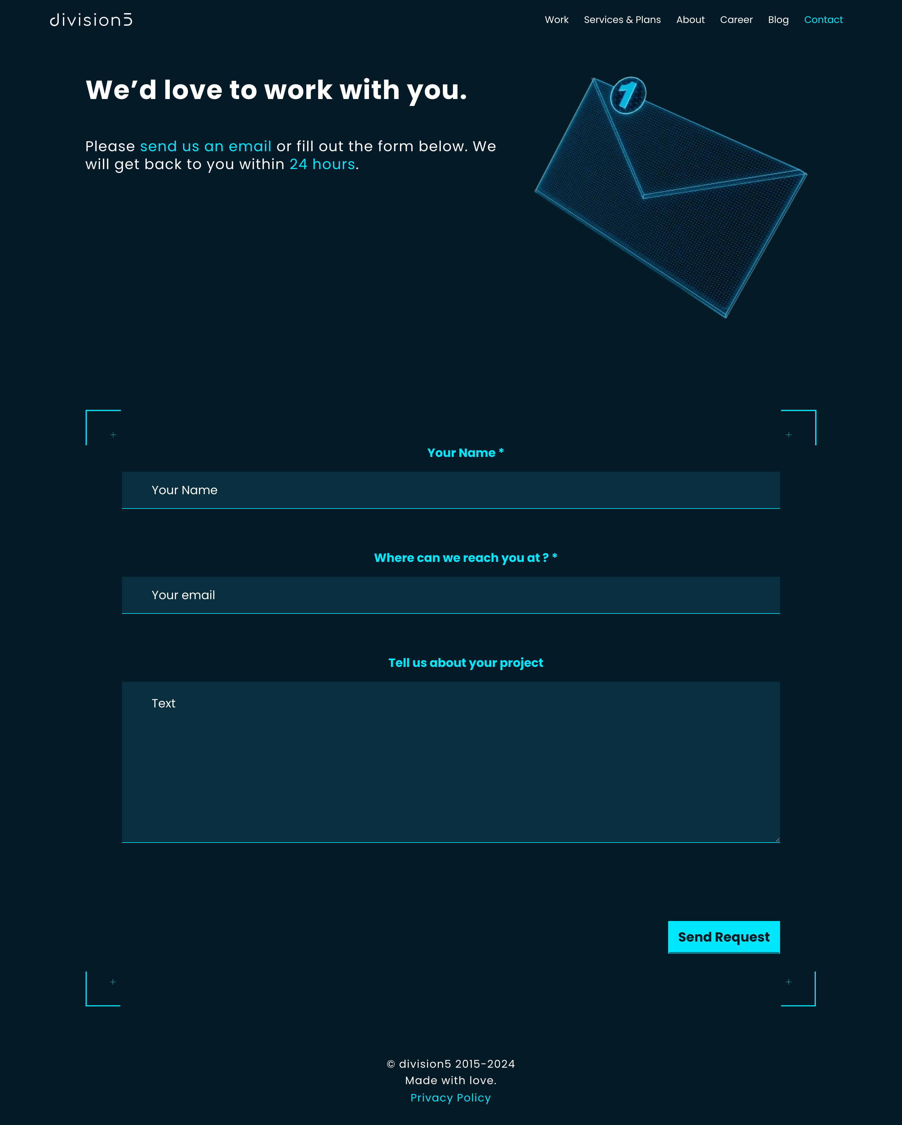 Division5 - Contact Page